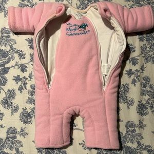 Pink magic Merlin sleep suit